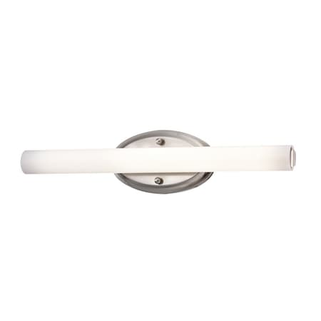 Sunpark Integrated LED Vanity Light Fixture, Tunable Color Temperature, Satin Nickel Finish FL5539D-MCT-62